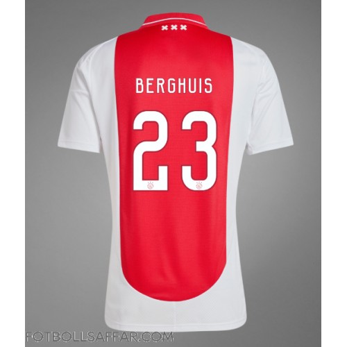 Ajax Steven Berghuis #23 Hemmatröja 2024-25 Kortärmad